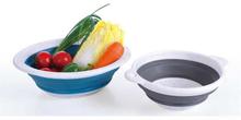 Collapsible Silicone Colander Fruit Vegetable Strainer