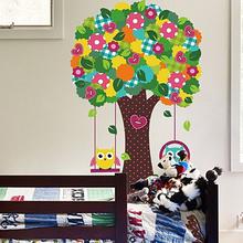 Forest Animals Owl Birds Wall Stickers