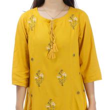 Mustard Long Kurti