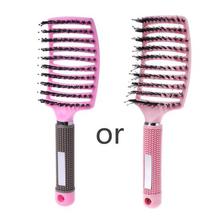 Salon Professional Bristle & Nylon Hairbrush Hair Combs