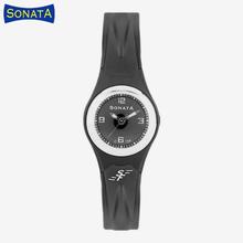 Sonata  8945Pp01 Black Strap Analog Unisex Watch