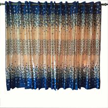 Silk Curtain With Eyelet Rings (60 * 85 inches) (One Piece)