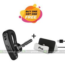 Buy PTron Rover Bluetooth Headset & Get PTron Cradle (IOS or Andriod) for Free