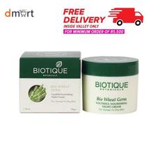 Biotique Bio Wheatgerm Youthful Nourishing Night Cream - 50g