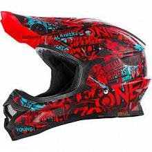 Oneal Helmet - red and blue design 3 series 





					Write a Review