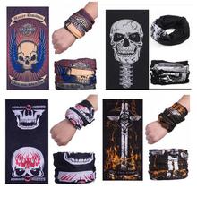 3D Skeleton Skull Seamless Magic Scarf Face Mask Fishing