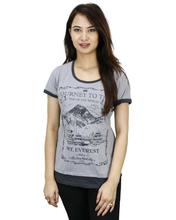 Grey Mt. Everest Printed T-Shirt For Women