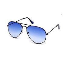 Rhodopsin UV Protected Avaitor Sunglasses (Avtr_Black_Blue_Gradient)