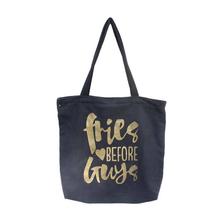 Black Canvas Tote bag For Women