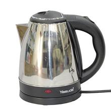 Yasuda 1.8Ltr Stainless Steel Electric Kettle- Steel/Black YS-18A1