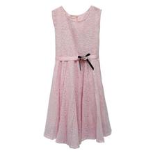 Pink Floral Printed Frock For Girls