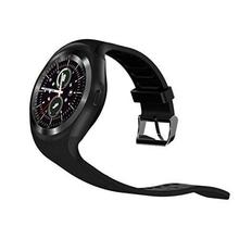 Y1 Bluetooth Round Touch Screen Smart Watch - (Black)