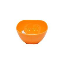 Orange SQ Square Soup Bowl