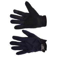 Plain Fancy Winter Gloves With Fur Inside Blue