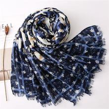 Korean Style Sun Protection Premium Printed Scarves For