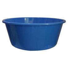 Bagmati Blue 24" Round Plain Plastic Wash Basin - 2401