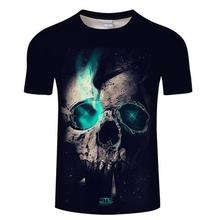 Ying and Yang Wolf Men tshirt Streetwear t shirt Casual T-shirt 3D Tee