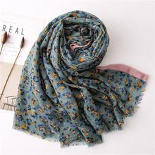 Korean Style Sun Protection Premium Printed Scarves For