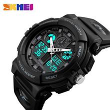 SKMEI Men Sports Watches Digital Double Time Chronograph Watch 50M