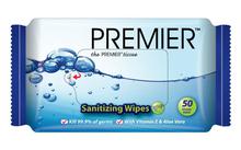 Premier Sanitizing Wipes 50 Sheets