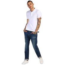 Levi’s Men Solid Slim Fit Polo T-shirt – White