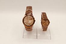 Supa Coffee Color Round Couple Watch For Couple