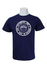 Wosa - Round Neck Wear Blue BTS T-Shirt For Men