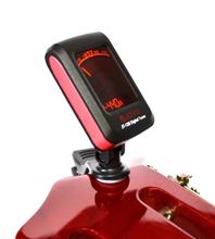 Joyo Black/Red Mini Clip-On Digital Tuner For Chromatic/Bass/Guitar/Ukulele/Violin - (Jt-12B)