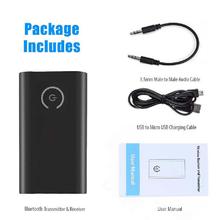 EEEKit Bluetooth Receiver and Transmitter, 2 in 1 Wireless Bluetooth Transmitter + Receiver A2DP Stereo Audio Music Adapter