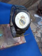 Gemini Round Dial Blackl Analog  Real Madrid logo Watch