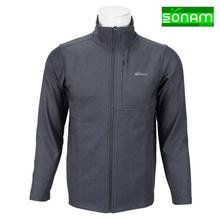 Sonam Gears Dark Grey Fleece Jacket For Men(648)