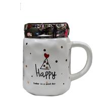 Happy Printed Ceramic Mug