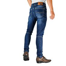 Virjeans Stretchy Ripped Design Biker Denim Choose Pant (VJC 701)Dark  Blue