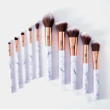 Lurella Cosmetics Deluxe 10 Piece Marble Brush Set