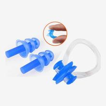 Silicone Earplug And Nose Clip Set For Swimming