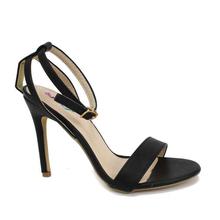 PU Leather Ankle Strap Heel Shoes For women
