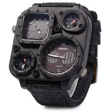 Mens Watches Military Army Quartz Wrist Watch For Men Canvas