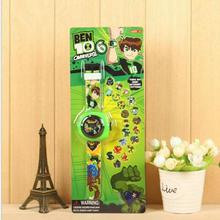 Ben10 Images 3D Projector Digital Watch With Free Sticker Book - For Kids