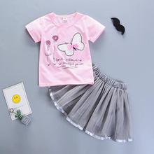 BibiCola Kids Girls Clothing Sets Summer Brand Girls Clothes