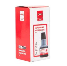 Deli 40ml Black Numbering Machine Ink E7521