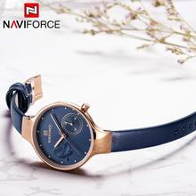 NAVIFORCE  Nf5001 Luxury Ladies Watch For Women - Blue