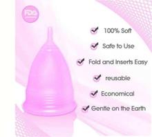 Reusable Menstrual Cup with folding cup