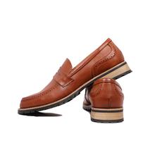 Tan Brown Loafer shoes for Men