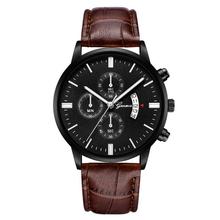 FashionieStore Men's wristwatch Geneva Mens Watch Date Stainless Steel Leather Analog Alloy Quartz Wrist Watch