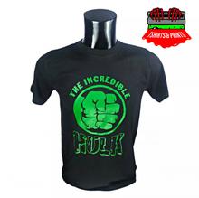 Hulk Printed Black T-Shirt