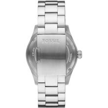 Fossil Silver/Black Stainless Steel Business Watch For Men - FS5976