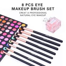 DIOLAN 8PCS Eyeshadow Brush Eyebrow Full Professional Makeup