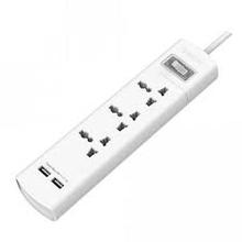 Power Strip 3 socket with 2 USB