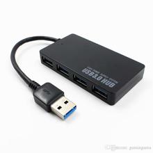 USB 3.0 4 Port Hub Wired USB Design Splitter Adapter Converter Ultra Speed for Laptop Computer PC