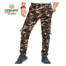 Virjeans Mens Combat Box Joggers Pant -mix Green(VJC 668)